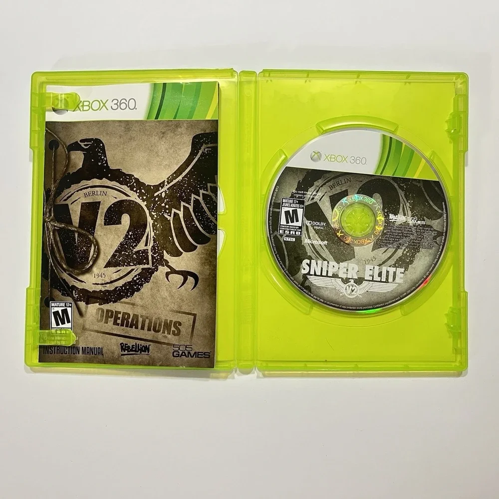 Sniper Elite ~ Microsoft XBOX 360 Game ~ Complete W/ Manual -‎ CIB